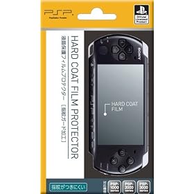 PSP�p�������C�Z���X�i �t���ی�t�B�����wHARD COAT FILM PROTECTOR (�t���ی�t�B�����v���e�N�^�[) �x[�w��K�[�h���H]