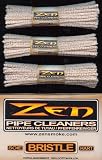  3 Bundles Zen Pipe Cleaners Hard Bristle - 132 Count