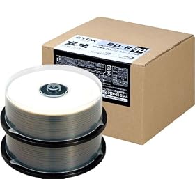 TDK �^��p�u���[���C�f�B�X�N  BD-R 50GB 1-4�{�� �z���C�g���C�h�v�����^�u�� �y�t���X�g���[�V�����t���[�p�b�P�[�W(FFP�j�z 50������i25���X�s���h��x2�j BRV50HCPWB50PA-AM
