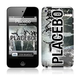 MusicSkins  iPod Touch 4 �p�t���ی�t�B����  Placebo - Darkness  iPod Touch 4  MSIPT41031