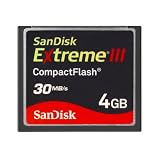 SanDisk Extreme III �R���p�N�g�t���b�V�� 4GB 30MB/�b SDCFX3-004G-J31A�T���f�B�X�N�ɂ��