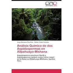 An Lisis Qu Mico de DOS Aspidospermas En Allpahuayo-Mishana
