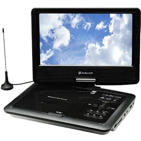 GREEN HOUSE 9�^�t���Z�OTV���� �|�[�^�u��DVD�v���[���[ �u���b�N GHV-PDV925TVK