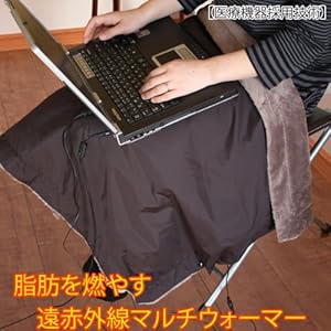 JIWAN 日本で唯一USB企画適合冷え性対策ウォーマー 東京都推奨 有害電磁波ゼロ 防災用品 (グレー)