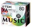 TDK ���y�pCD-R ���{�� 5�F�J���[�~�b�N�X���C�h�v�����^�u�� 5mmP�P�[�X���� 20���p�b�N CD-RXA80CPWX20S
