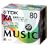 TDK ���y�pCD-R ���{�� 5�F�J���[�~�b�N�X���C�h�v�����^�u�� 5mmP�P�[�X���� 20���p�b�N CD-RXA80CPWX20S