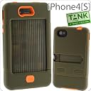 Case-mate iPhone 4/4S用 ミリタリーグレードケース タンク (ミリタリーグリーン/オレンジ) CM016802