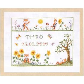 DMC �h���イ�L�b�g Foxes First Name Sampler BK-1040