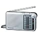 Panasonic FM/AM 2�o���h���W�I �V���o�[ RF-P150A-S