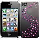 Bling My Thing iPhone 4S/4 METALLIC MIRROR Milky Way Fuchsia