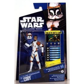 Hasbro �X�^�[�E�E�H�[�Y �N���[���E�E�H�[�Y �x�[�V�b�N�t�B�M���A �R�}���_�[�E�R�[�f�B/Star Wars 2010 The Clone Wars Action Figure CW03 Commander Cody�y���s�A���z