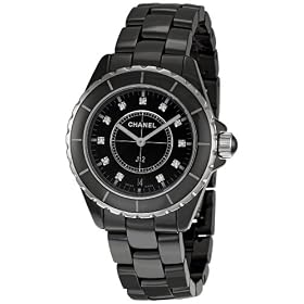 [�V���l��]CHANEL �r���v �X�|�[�c J12 �_�C���C���f�b�N�X �Z���~�b�N �u���b�N H2124 �����Y [���s�A���i]