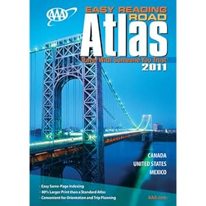 【クリックで詳細表示】AAA Easy Reading Road Atlas 2011 [ペーパーバック]