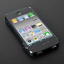 CAZE ThinEdge Clear frame case for iPhone 4/4S Bumper Gray 【世界最薄クリアバンパー】