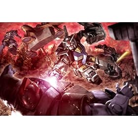 【クリックで詳細表示】1000ピース ガンダム 黒い三連星との激戦 81-068