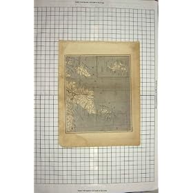 ANTIQUE MAP CAITHNESS SUTHERLAND SHETLAND ORKNEY