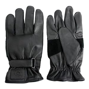 【クリックで詳細表示】AXEL バイク用 本革 牛革 レザーグローブ (ブラック) 丈夫で使いやすい外縫いのヒットモデル！ [その他]