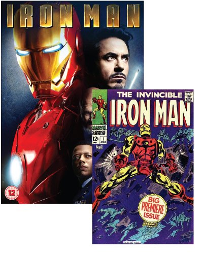  Iron Man (with Marvel Iron Man Comic Book, Exclusive to Amazon.co.uk) [DVD]