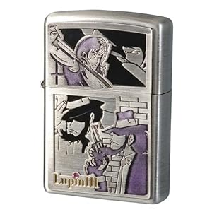 【クリックで詳細表示】ルパン三世ジッポーライター Twin Frame No.2 次元＆五ェ門