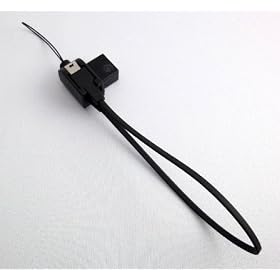 Deff USB STRAP CABLE for Mobile�imini USB �[�d���f�[�^�]���j�yUSB2.0�Ή��z�J�t�F�u���b�N DCA-SUM10BK