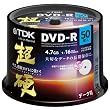 TDK �f�[�^�pDVD-R 16�{���Ή� �z���C�g���C�h�v�����^�u�� ���d�V���[�Y 50���X�s���h�� DR47HCPWC50PA