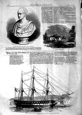  1847 のバストのジョンウォルター Bearwood のマケドニアの船のフリゲート艦