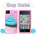 Case-mate iPhone 4/4S用 ソフトケース クリーチャーズ カップケーキ リップスティックピンク CM019527