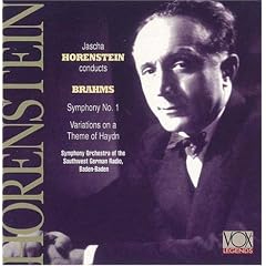 Horenstein - Brahms: Symphony No.1 / Variations on a Theme of Haydn