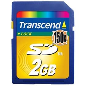 Transcend SD�J�[�h 150�{�� 2GB TS2GSD150