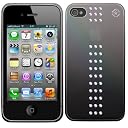 Bling My Thing iPhone 4S/4 METALLIC MIRROR Stripe Crystal AB