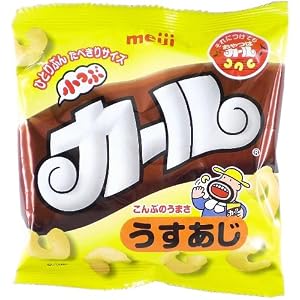 【クリックで詳細表示】明治製菓 小つぶカールうすあじ 14g×10個