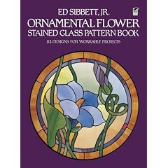 Ornamental Flower Stained Glass Pattern Book: 83 Designs for Workable Projects (Dover Stained Glass Instruction)