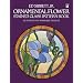 Ornamental Flower Stained Glass Pattern Book: 83 Designs for Workable Projects (Dover Stained Glass Instruction)