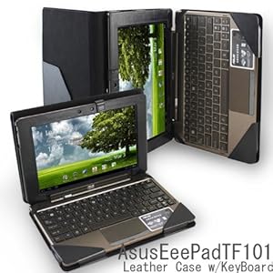 【クリックで詳細表示】Asus Eee Pad Transformer 10.1 専用 PUレザー調 スタンドケース キーボードカバー機能付 宅配便送料無料