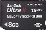  SanDisk UltraII メモリースティックPRO Duo 8GB 転送速度15MB/Sec SDMSPDH-008G-J61