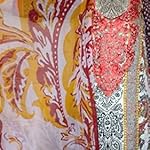 Multi Floral Cashmere Dress Material With Dupatta