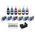 COLOR CREATION EPSON IC6CL50 �݊��C���N�J�[�g���b�W+��[�C���N�Z�b�g 6�F�p�b�N(�u���b�N�E�V�A���E�}�[���^�E�C�G���[�E���C�g�V�A���E���C�g�}�[���^) NRE-IC50-6PS