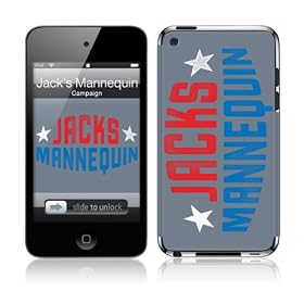 MusicSkins  iPod Touch 4 �p�t���ی�t�B����  Jacks mannequin - Campaign  iPod Touch 4  MSIPT41073