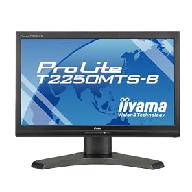 iiyama 21.5�C���`���C�h�}���`�^�b�`�t���f�B�X�v���C 1920�~1080(�t��HD1080P)�Ή� 2�n�����͑��� �}�[�x���u���b�N PLT2250MTS-B1