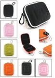  Nylon or Airform Canon Powershot Digital Camera Carrying Case - With Universal LCD Screen Protector Kit and Carabineer Clip
