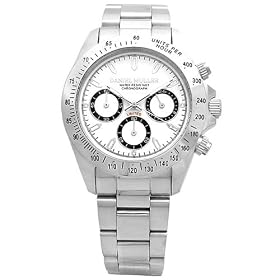 [�_�j�G���E�~���[���[]DANIEL MULLER �r���v �N���m�O���t �����Y�E�H�b�` DM-2003WH �V���o�[�~�z���C�g �����Y