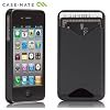 Case-Mate iPhone 4S / 4 �J�[�h�z���_�[�t�n�[�h�P�[�X ID Case �}�b�g�E�u���b�N CM015573