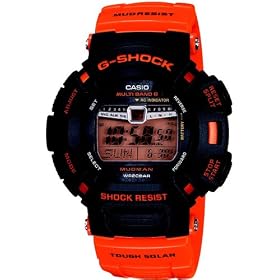 CASIO (�J�V�I) �r���v G-SHOCK MUDMAN RS �^�t�\�[���[ �d�g���v MULTIBAND6 GW-9010R-4JF Men in Rescue Orange