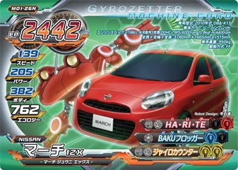 超速変形ジャイロゼッター M01-26N マーチ 12X