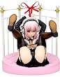 ���[�ρ[���Ɏq (Gothic Maid ver.)+�x�b�h������t (1/6�X�P�[�� PVC�h���ς݊����i)