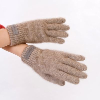 possumdown 手袋(レザー銘柄入り)Natural-L