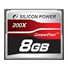 SILICONPOWER 200�{��CF�J�[�h 8GB  SP008GBCFC200V10