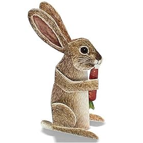 【クリックで詳細表示】【GOLLNOW/ゴルノー】立体カード うさぎ： おもちゃ