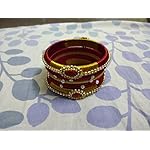Vasavi silk thread Bangles(set of 5)
