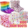 �L�b�Y�T�C�Y�E���C���u�[�c�E���C�EKIDS RAIN BOOTS